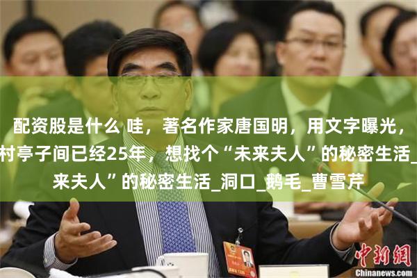 配资股是什么 哇，著名作家唐国明，用文字曝光，居长沙岳麓山向阳村亭子间已经25年，想找个“未来夫人”的秘密生活_洞口_鹅毛_曹雪芹