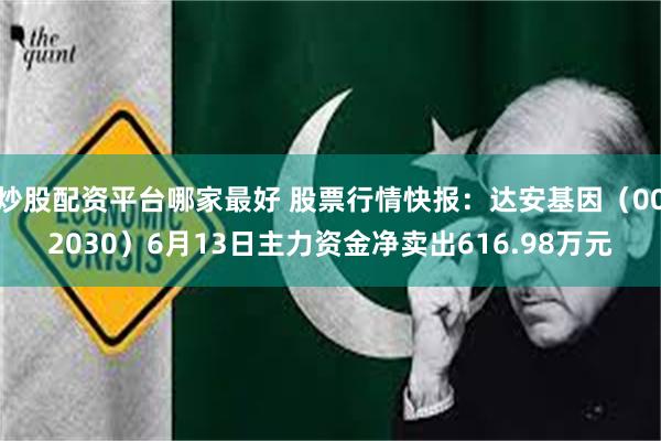 炒股配资平台哪家最好 股票行情快报：达安基因（002030）6月13日主力资金净卖出616.98万元